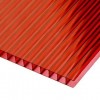 Сотовый поликарбонат "SOTALIGHT" 4 мм, Красный